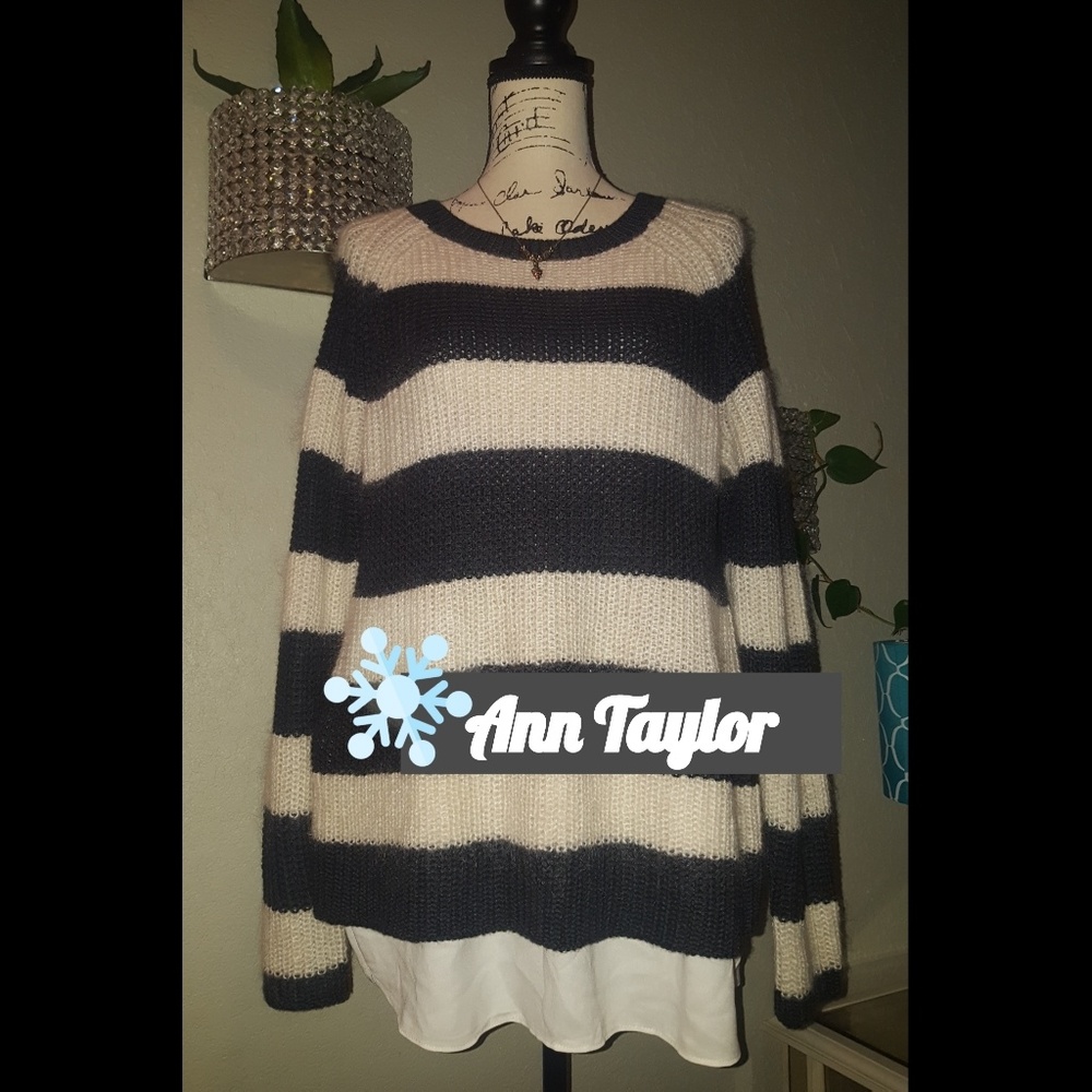 NWT BLACK FRIDAY DEAL ANN TAYLOR ANGORA SWEATER